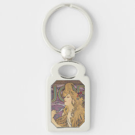 Job (1896) door Alphonse Mucha Sleutelhanger