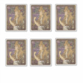 Job (1896) door Alphonse Mucha Sticker (Voorkant)