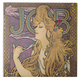 Job (1896) door Alphonse Mucha Tegeltje