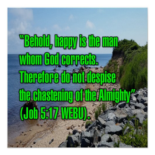 Job 5:17 WEBU Perfect Poster (Voorkant)