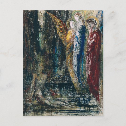 Job and the Angels, ca. 1890 Briefkaart (Voorkant)