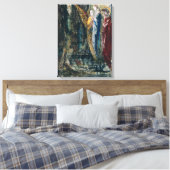 Job and the Angels, ca. 1890 Canvas Afdruk (Insitu (Slaapkamer))