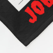 Job Application Funny Y Halloween Costume Trick Or Fleece Deken (Hoek)