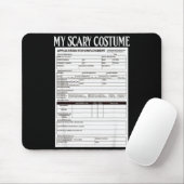 Job Application Funny Y Halloween Costume Trick Or Muismat (Met muis)