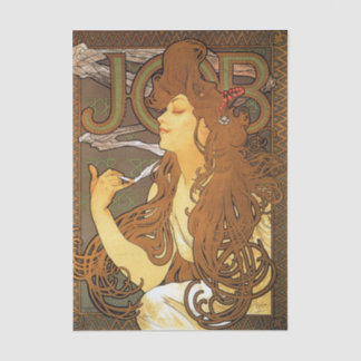 Job by Alphonse Mucha Tissue Paper Tissuepapier