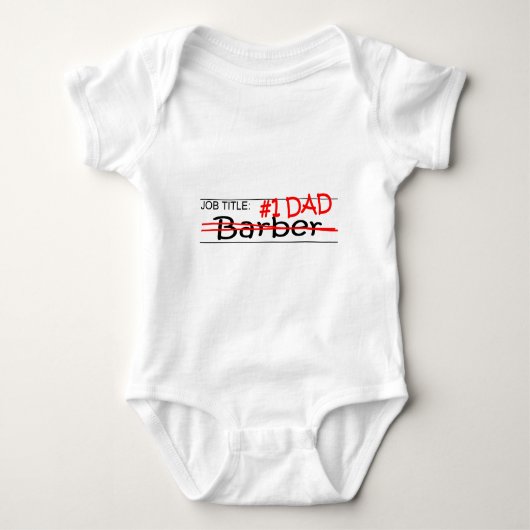 Job Dad Barber Romper (Voorkant)