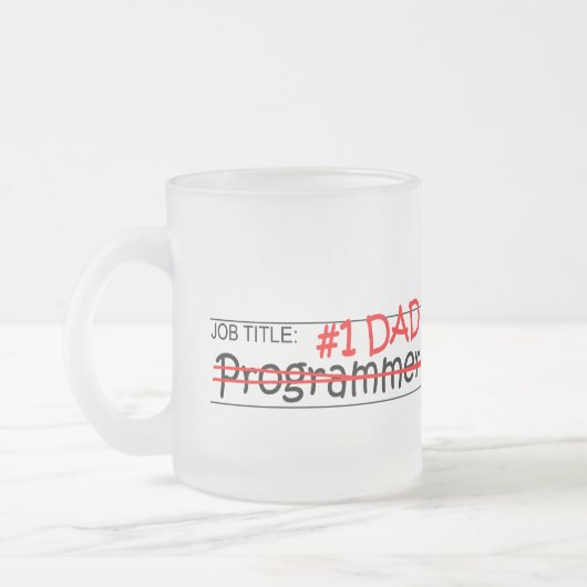 Job Dad Programmer Matglas Koffiemok (Links)