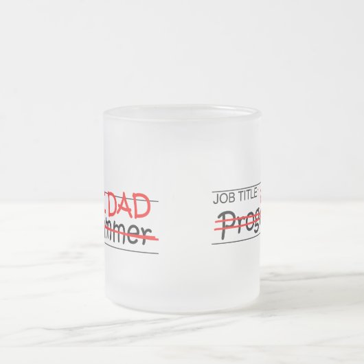 Job Dad Programmer Matglas Koffiemok (Center)