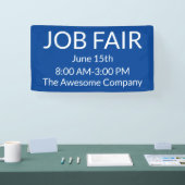 Job Fair Blauw Spandoek (Beurs)