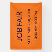 Job Fair Sinaasappel Spandoek (Verticaal)