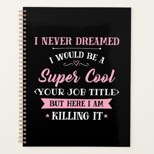 Job Humor hier, ik maak het kapot Planner (Voorkant)