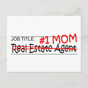 Job Mom Vastgoed Briefkaart