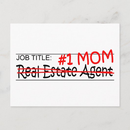 Job Mom Vastgoed Briefkaart (Voorkant)