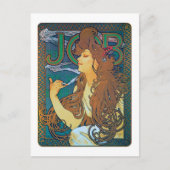 JOB, Mucha Briefkaart (Voorkant)