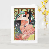 JOB, Mucha Kaart (Gele Bloem)