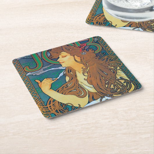 JOB, Mucha Kartonnen Onderzetters (Schuin)