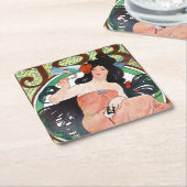 JOB, Mucha Kartonnen Onderzetters (Schuin)