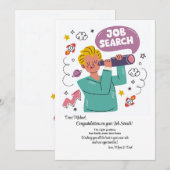 Job Search  Kaart (Voorkant / Achterkant)