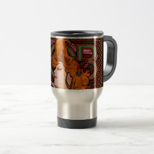 JOB van Alphonse Mucha  Art Nouveau Artwork Reisbeker
