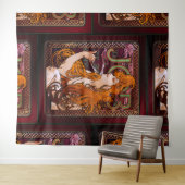 JOB van Alphonse Mucha Art Nouveau Artwork Wandkleed (In Situ (horizontaal))
