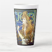 JOB van Alphonse Mucha Latte Mok (Voorkant)