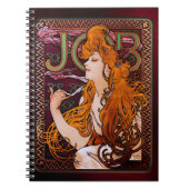 JOB van Alphonse Mucha Notitieboek (Voorkant)