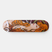 JOB van Alphonse Mucha Persoonlijk Skateboard (Horizontaal)