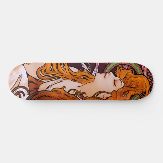 JOB van Alphonse Mucha Persoonlijk Skateboard (Horizontaal)