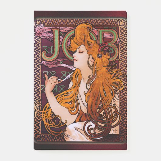 JOB van Alphonse Mucha Post-it® Notes (Voorkant)