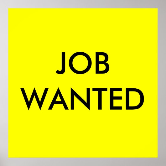 JOB WANNEER POSTER (Voorkant)