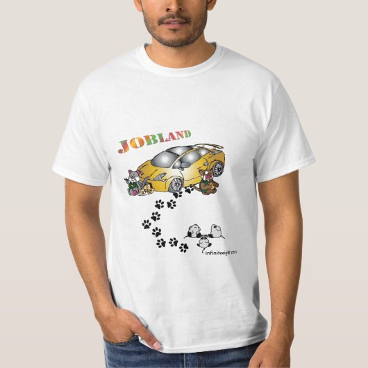 Jobland Concept, EEN SAMENWERKING MET SAUN HAYS T-shirt (Voorkant)