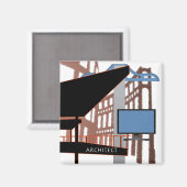 Jobs Architect Magnet (Voorkant / Achterkant)