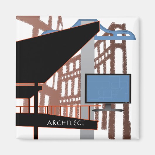 Jobs Architect Magnet (Voorkant)
