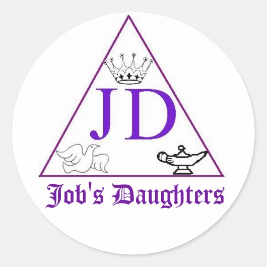 Job's Daughters Stickers (Voorkant)