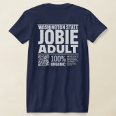 Job's Daughters Washington T-shirt voor volwassene (Laag Achter)