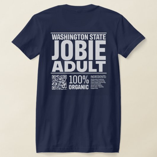Job's Daughters Washington T-shirt voor volwassene (Laag Achter)