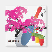 Jobs Gardner Magnet (Voorkant)