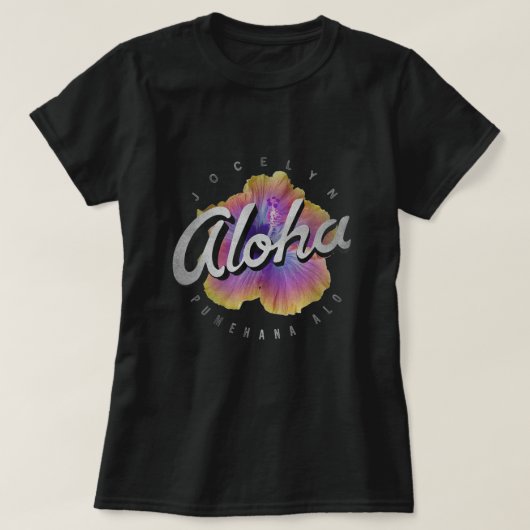 Jocelyn Alo Aloha Officiële Merch T-shirt (Design voorkant)