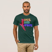 Jock Jam Jesus "Backwood Hick" Camo T (mannen) T-shirt (Voorkant volledig)