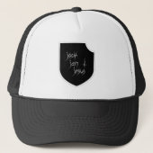 Jock Jam Jesus gothic crest trucker hat Trucker Pet (Voorkant)
