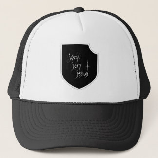 Jock Jam Jesus gothic crest trucker hat Trucker Pet