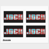JOCK Rechthoek Stickers (Vel)