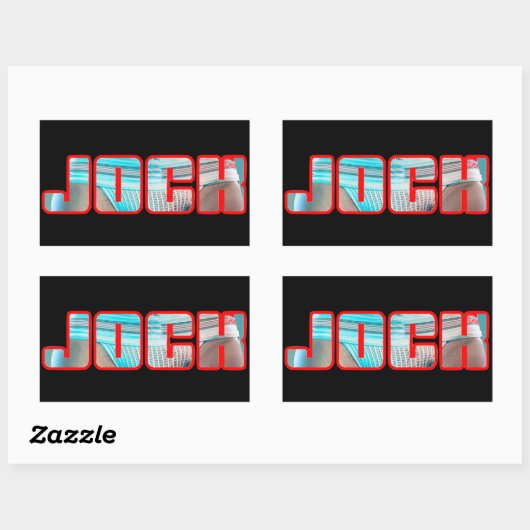 JOCK Rechthoek Stickers (Vel)