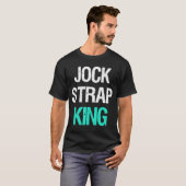 Jock Strap King for Football Fans Mannen Women T-shirt (Voorkant volledig)