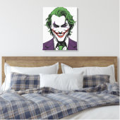 Jocker's Face Canvas Afdruk (Insitu (Slaapkamer))