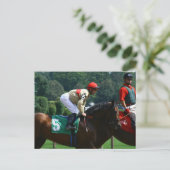 jockey briefkaart (Staand voorkant)