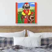 JOCKEY DOXIE CANVAS AFDRUK (Insitu (Slaapkamer))