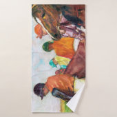 Jockey en paarden, Edgar Degas Badhanddoek (Badhanddoek)