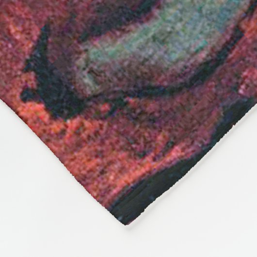 Jockey en paarden, Edgar Degas Fleece Deken (Hoek)