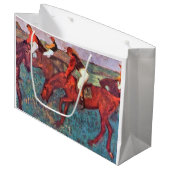 Jockey en paarden, Edgar Degas Groot Cadeauzakje (Voorkant Gekanteld)
